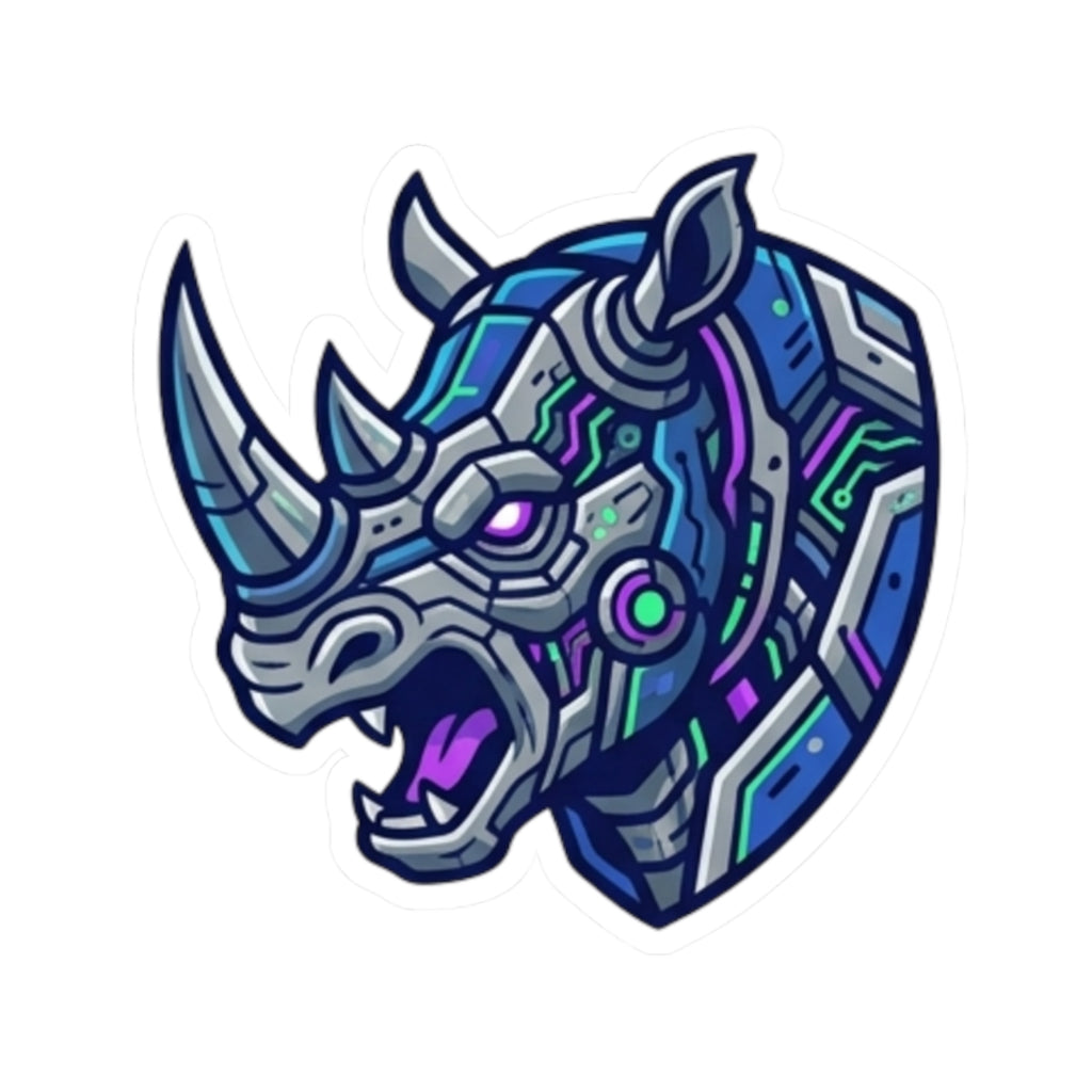 "Cyber Rhino" Sticker