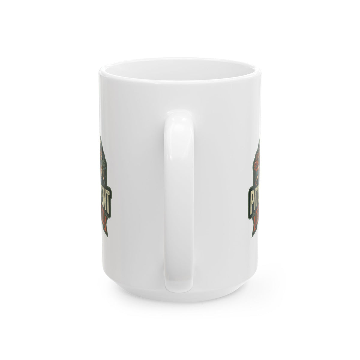 "Pitching A Tent Is My Only Cardio" White Ceramic Mug
