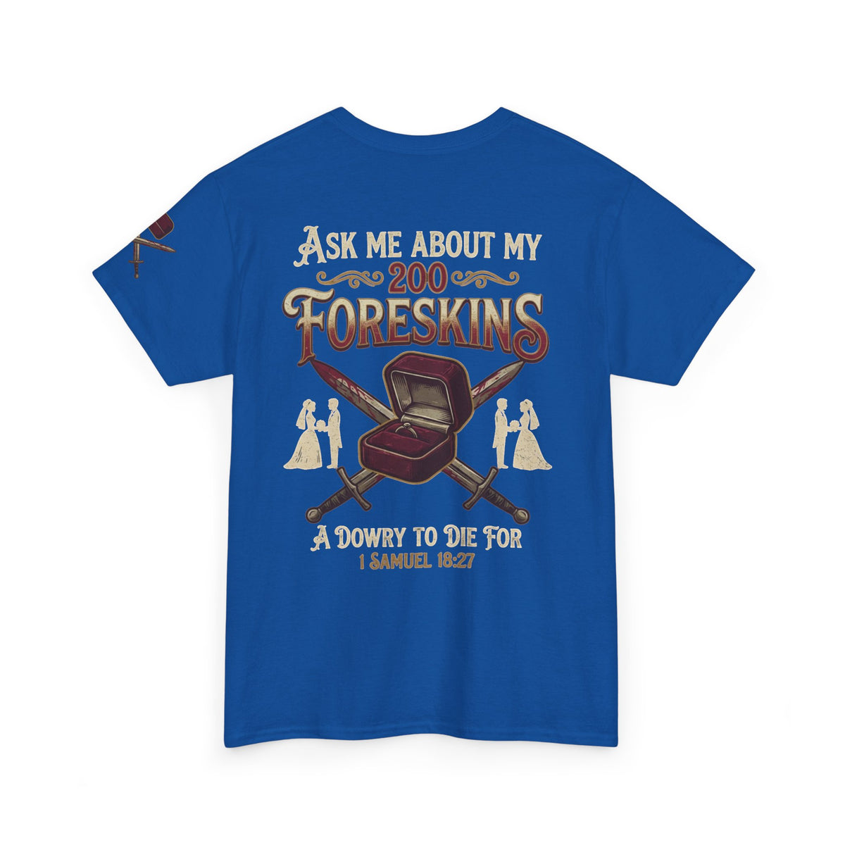 "Good Book Series 200 Foreskins" Premium Graphic Tee