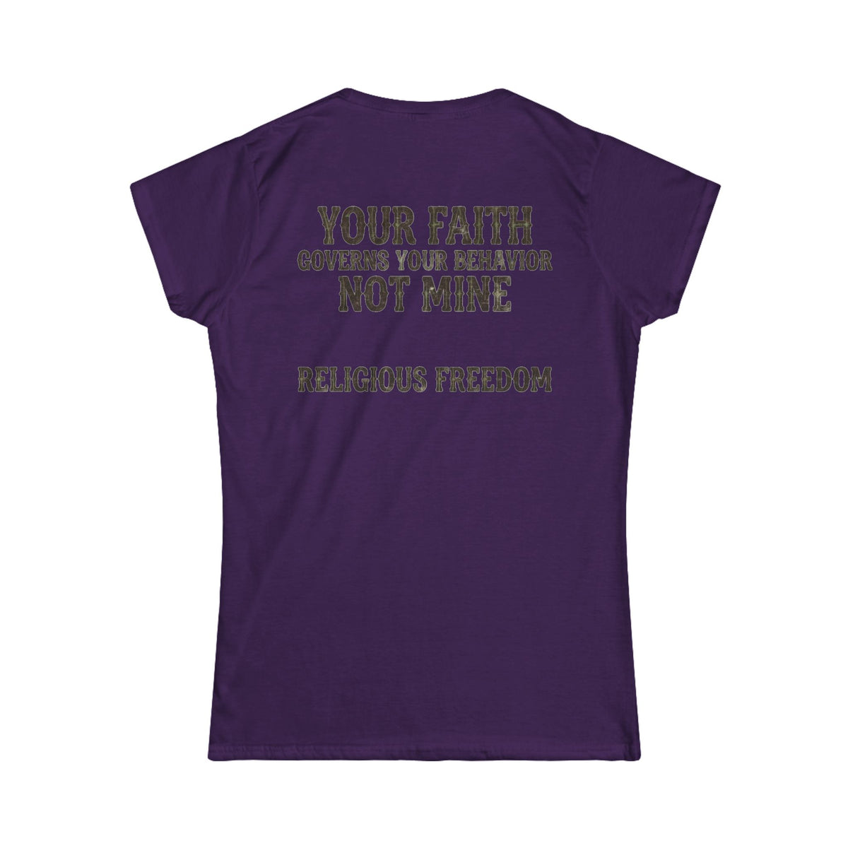 Color: Purple | Religious Freedom Women's Tee