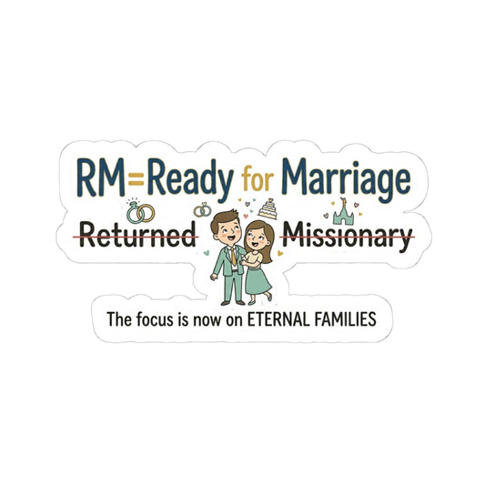 "RM=Ready for Marriage" Sticker — Main