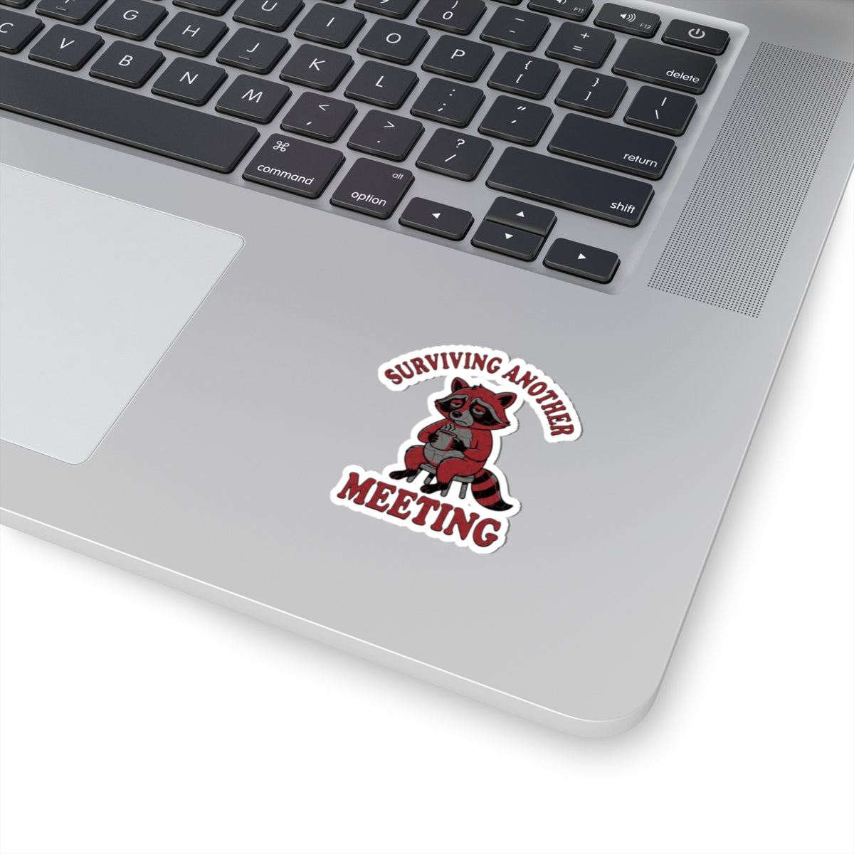 "Surviving Another Meeting" Sticker — Main