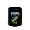 "Jerk Until She Swallows" Black Ceramic Mug