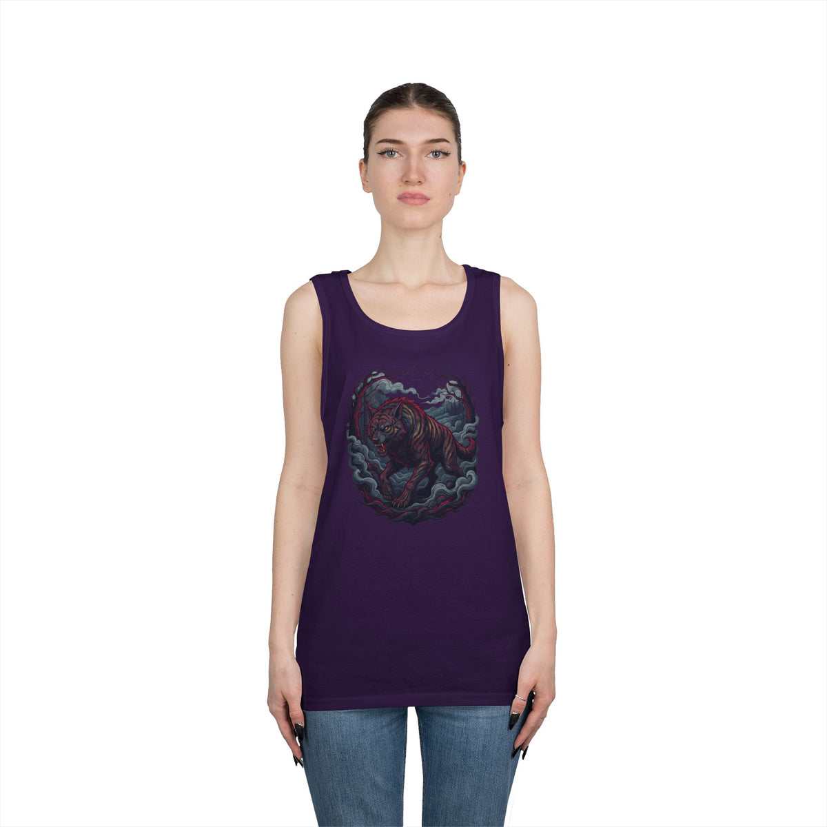 Color: Purple | The Beast of Gévaudan (France) Tank Top