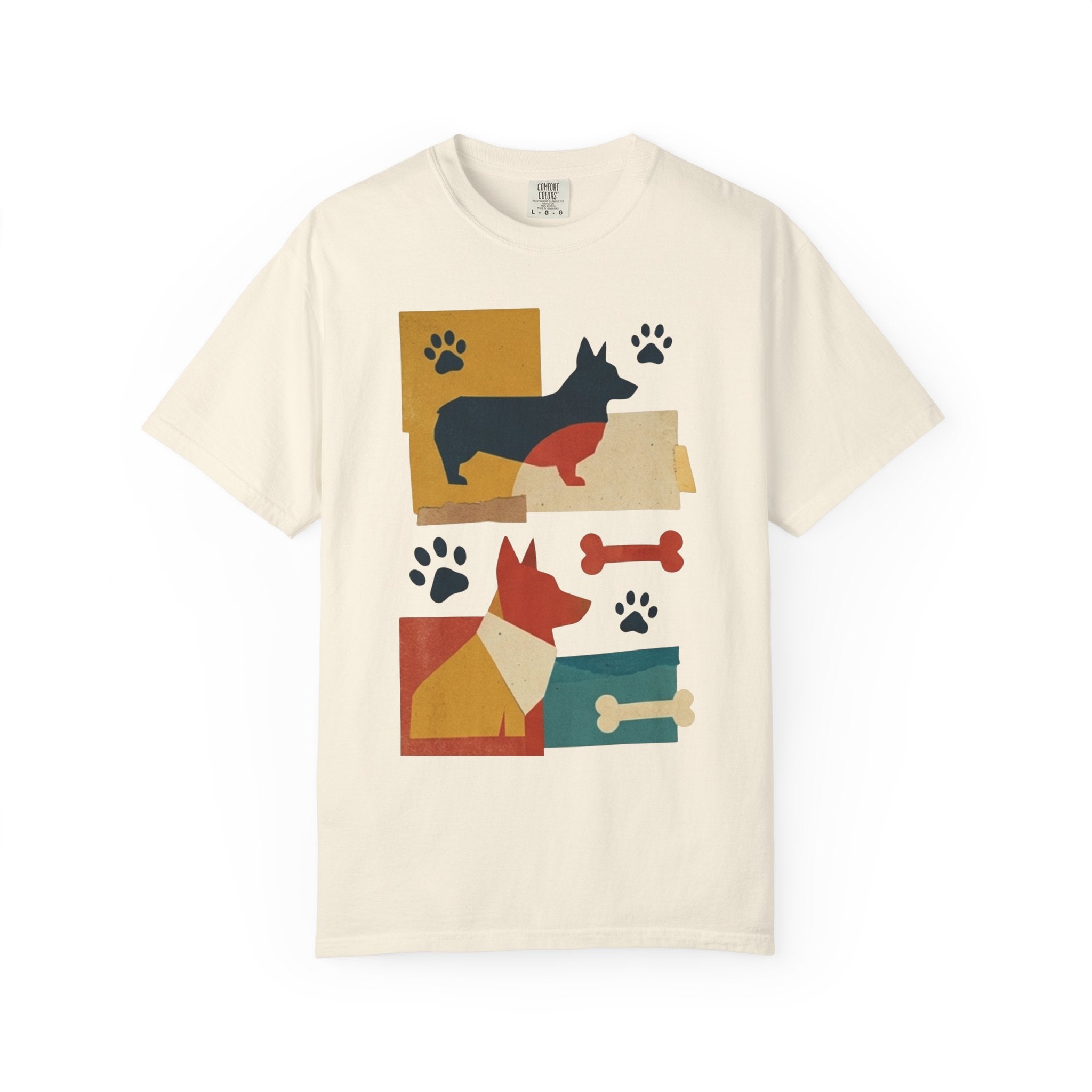 "Dogs and Bones" Unisex Garment-Dyed Tee