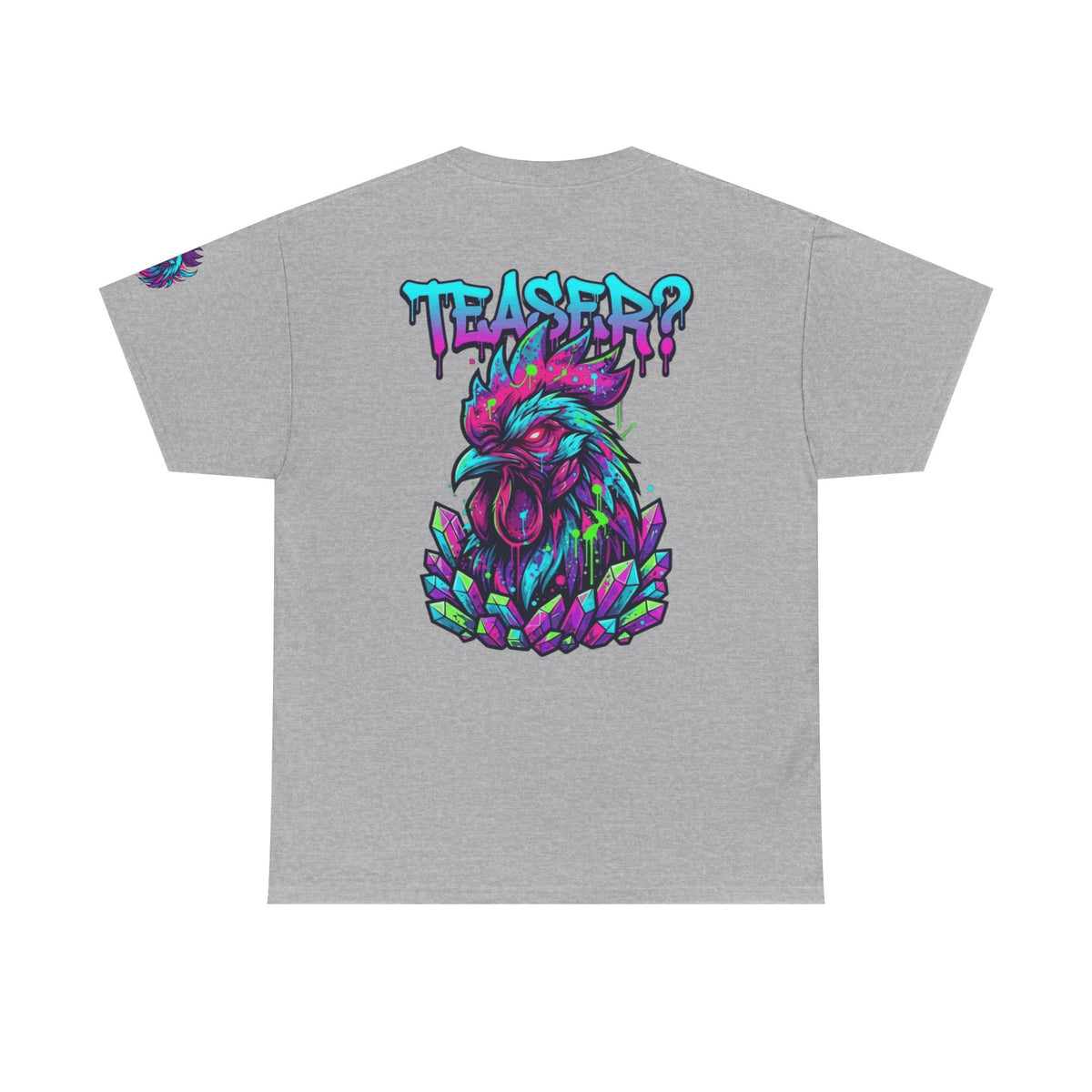 Color: Sport Grey | Cock Teaser Premium Graphic Tee