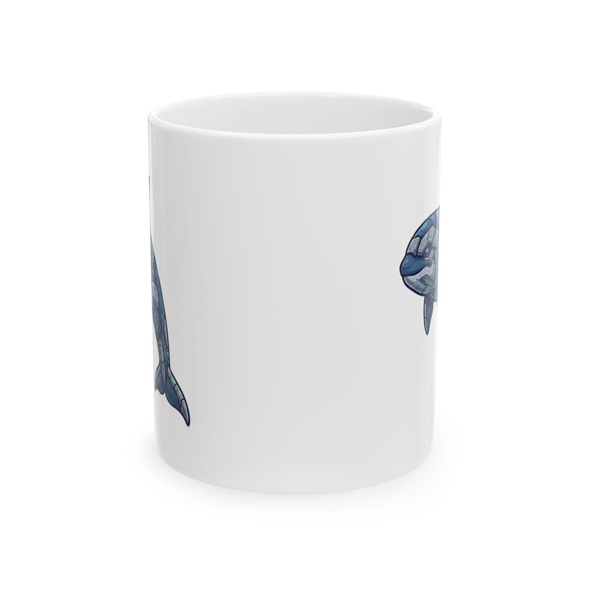 "Killer Whale" White Ceramic Mug