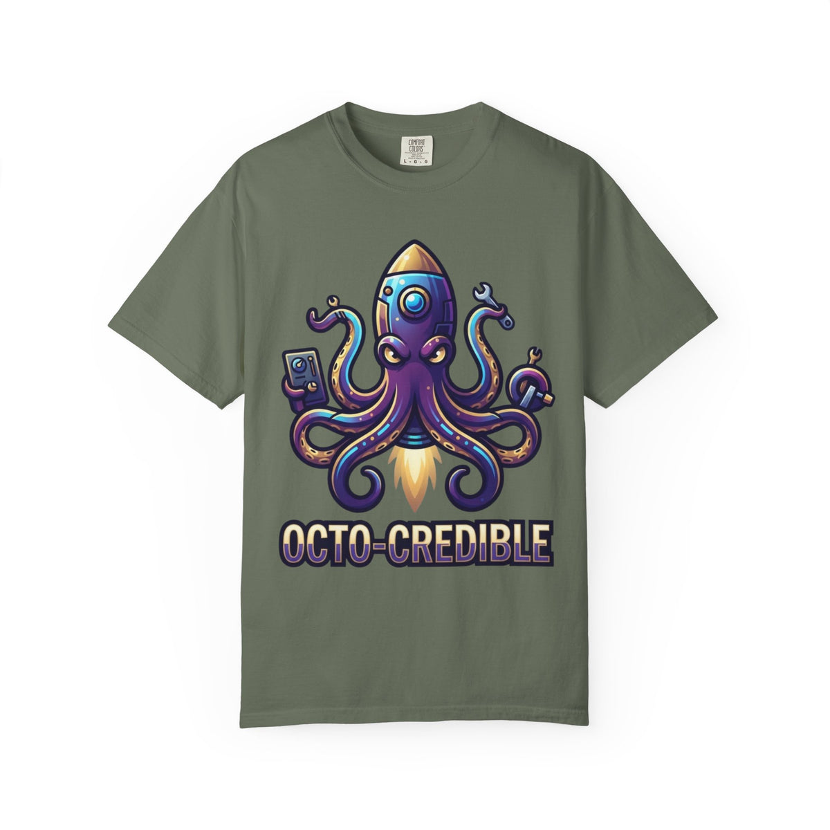 "Octo Credible" Unisex Garment-Dyed Tee
