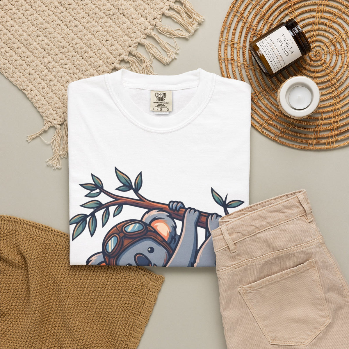 "Koala Credible" Unisex Garment-Dyed Tee