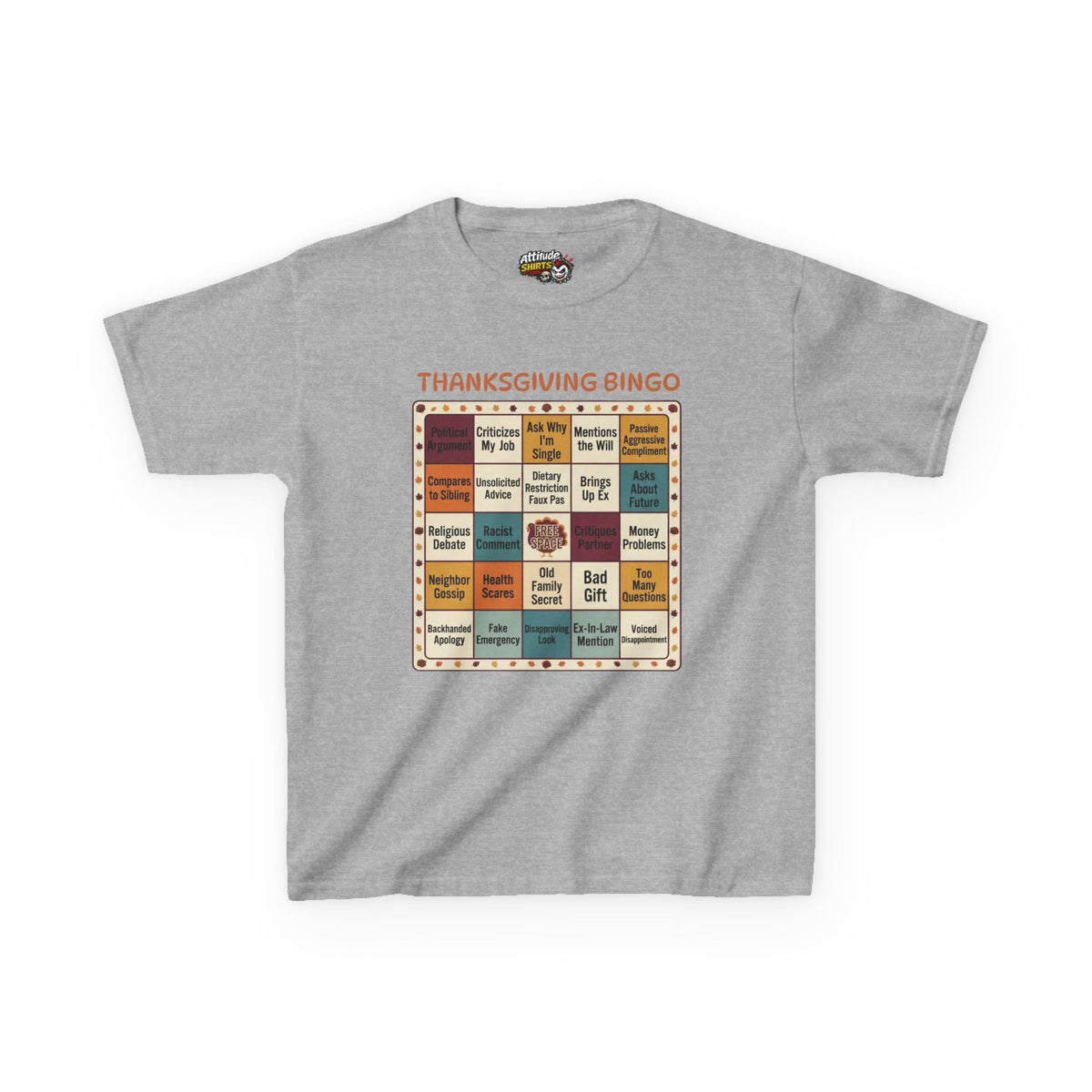 Thankgiving Bingo Kids Tee