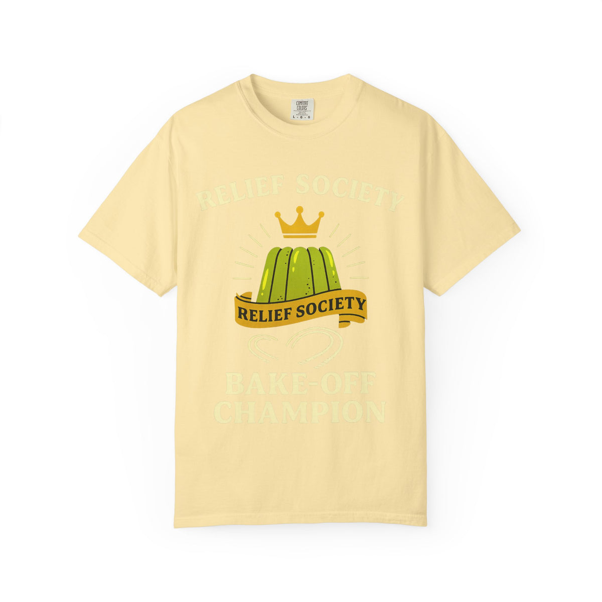 Color: Banana | Relief Society Bake-Off Champion Unisex Garment-Dyed T-shirt