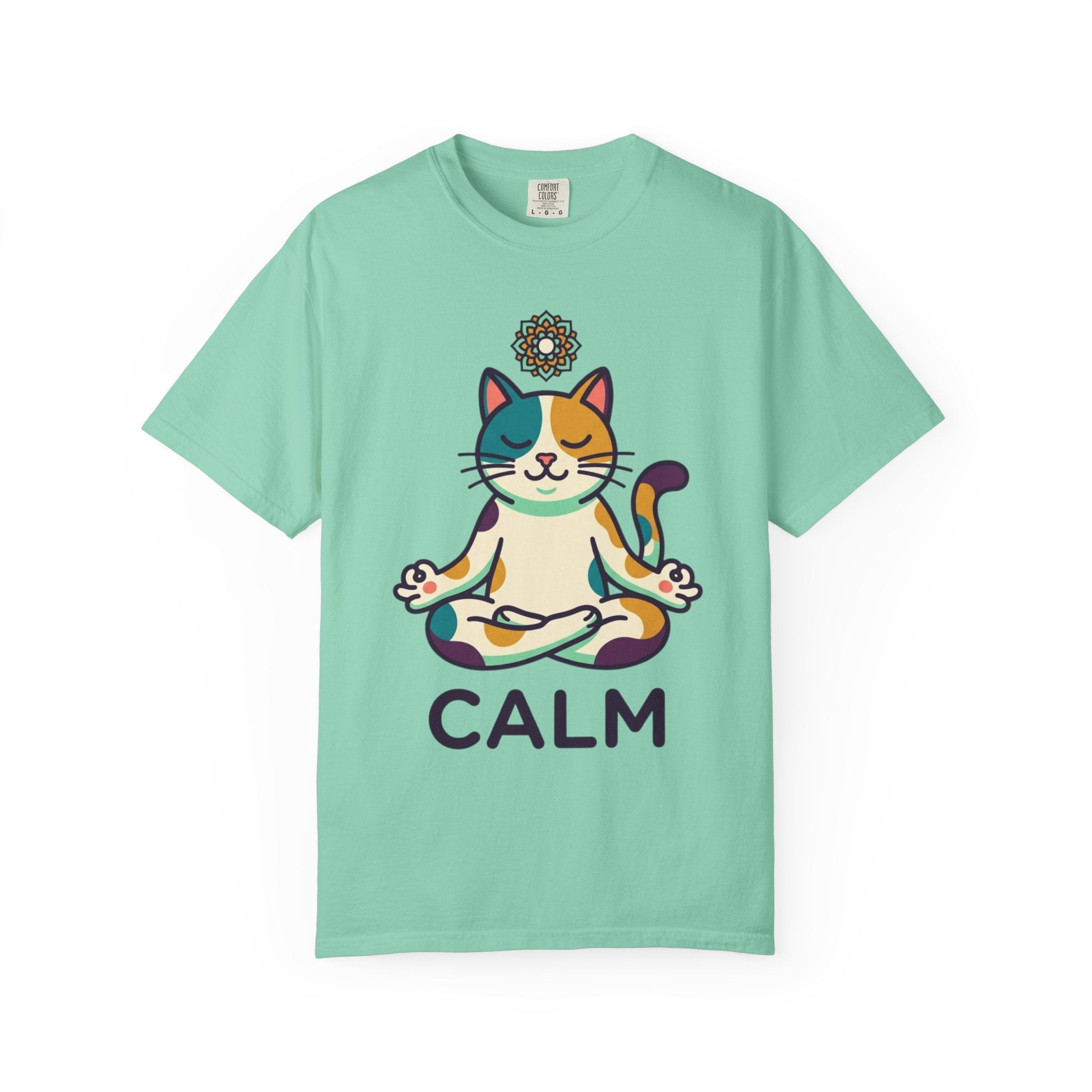 "Cat CALM" Unisex Garment-Dyed Tee