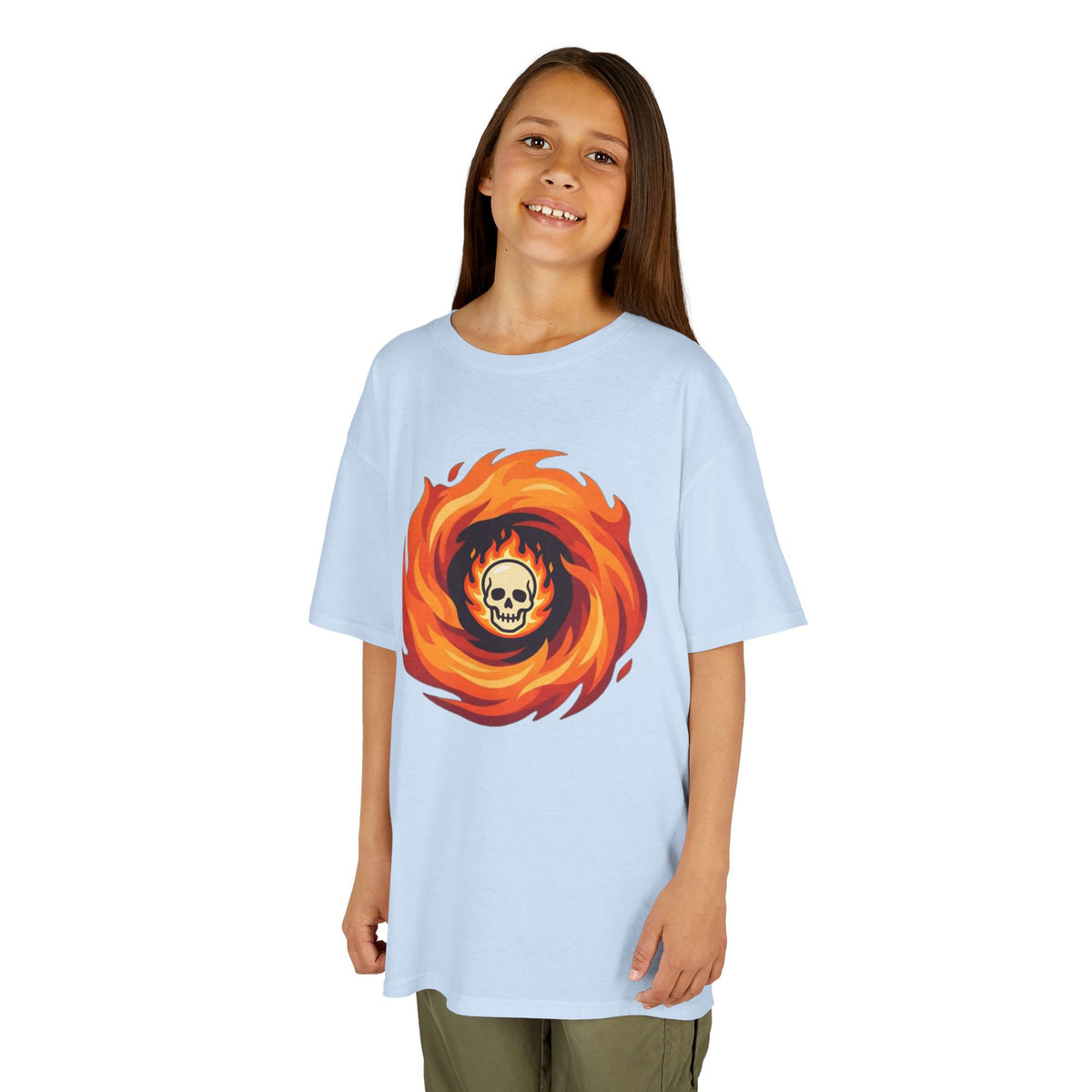 Color: Light Blue | Hellfire Kids Tee