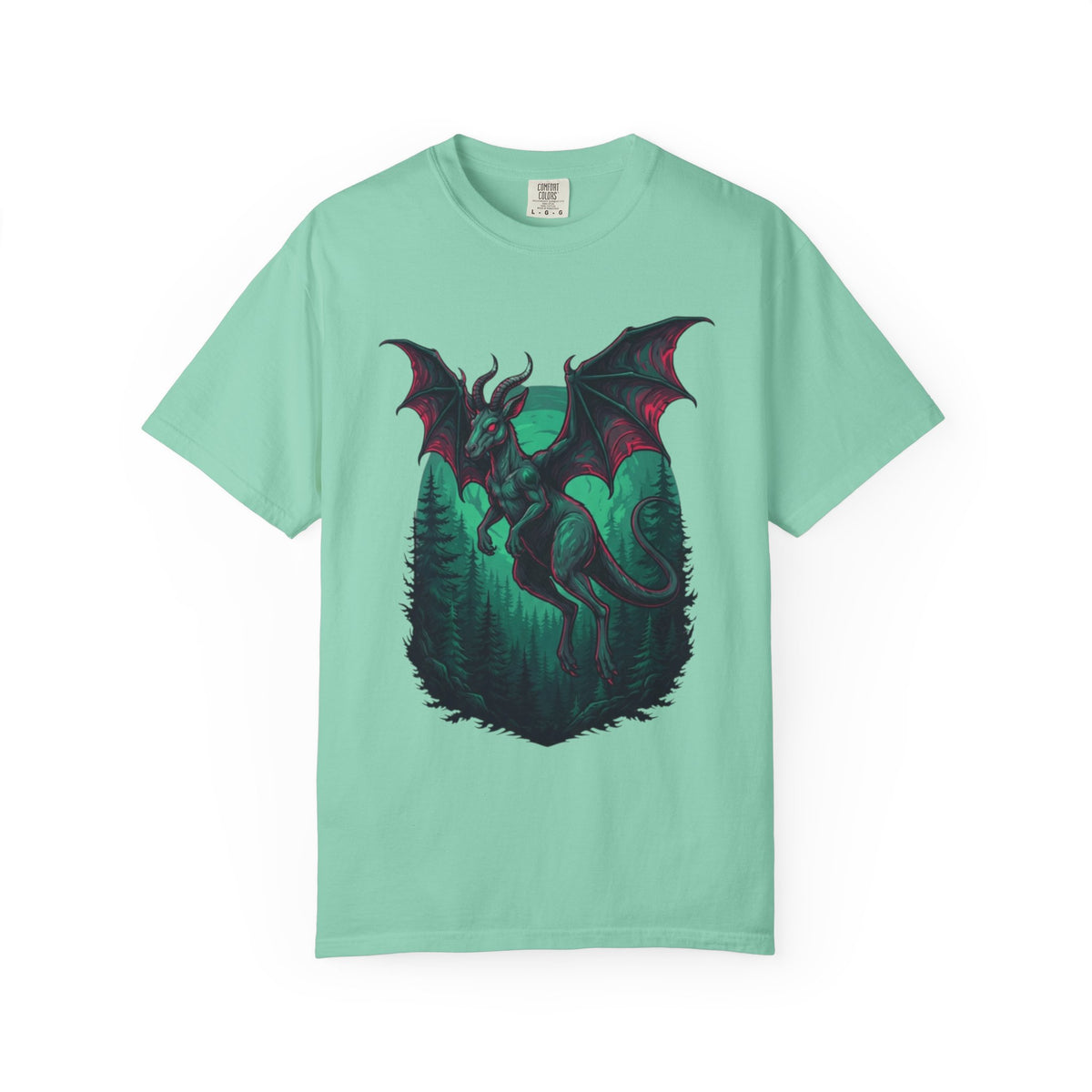 Color: Island Reef | The Jersey Devil (New Jersey, USA) Unisex Garment-Dyed Tee