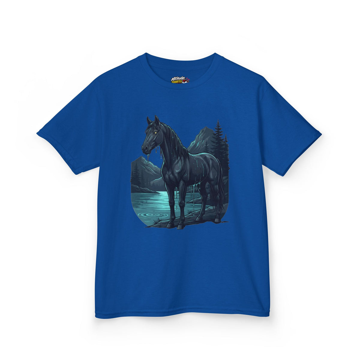Color: Royal | Kelpie (Scottish Folklore) Kids Tee