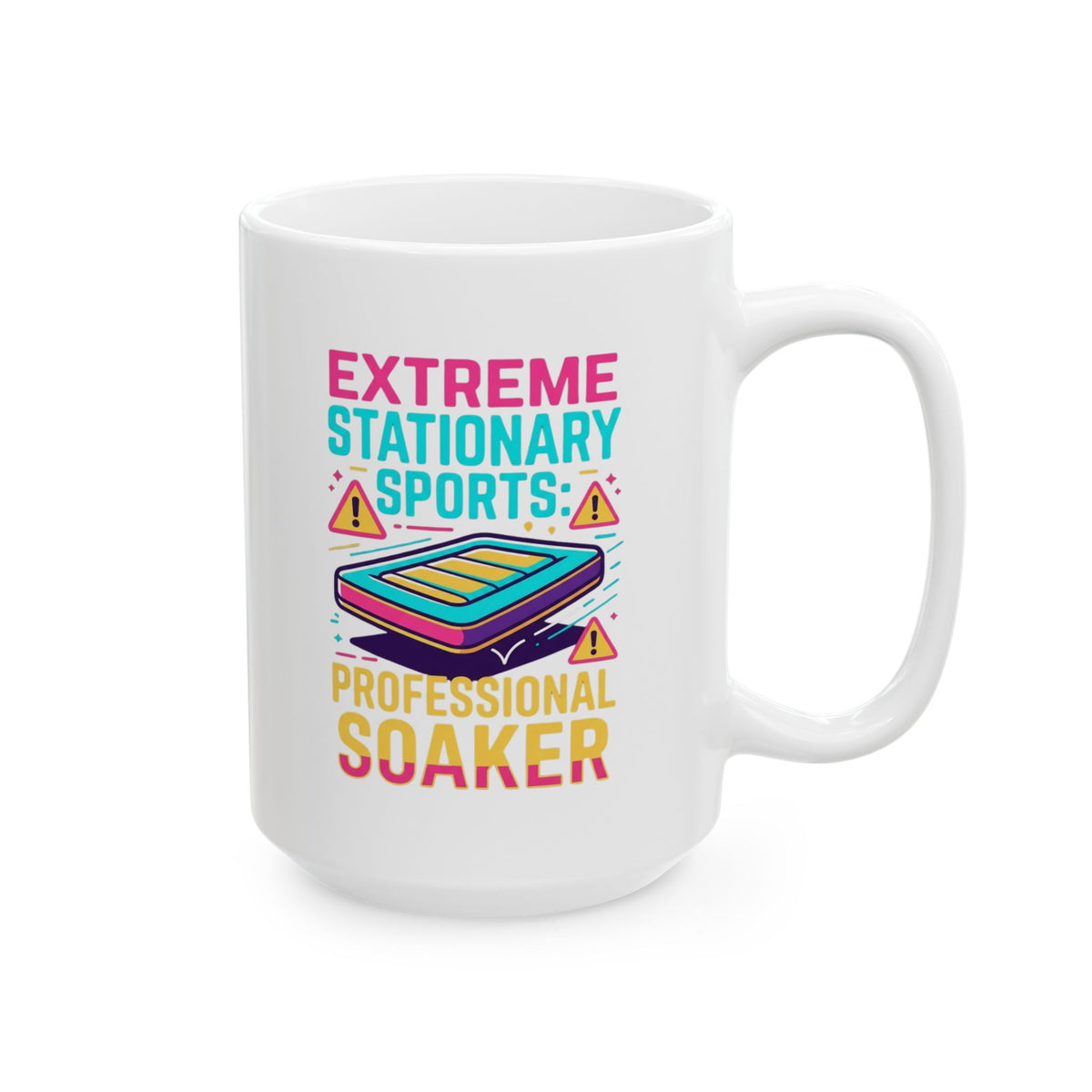"Professional Soaker" White Ceramic Mug