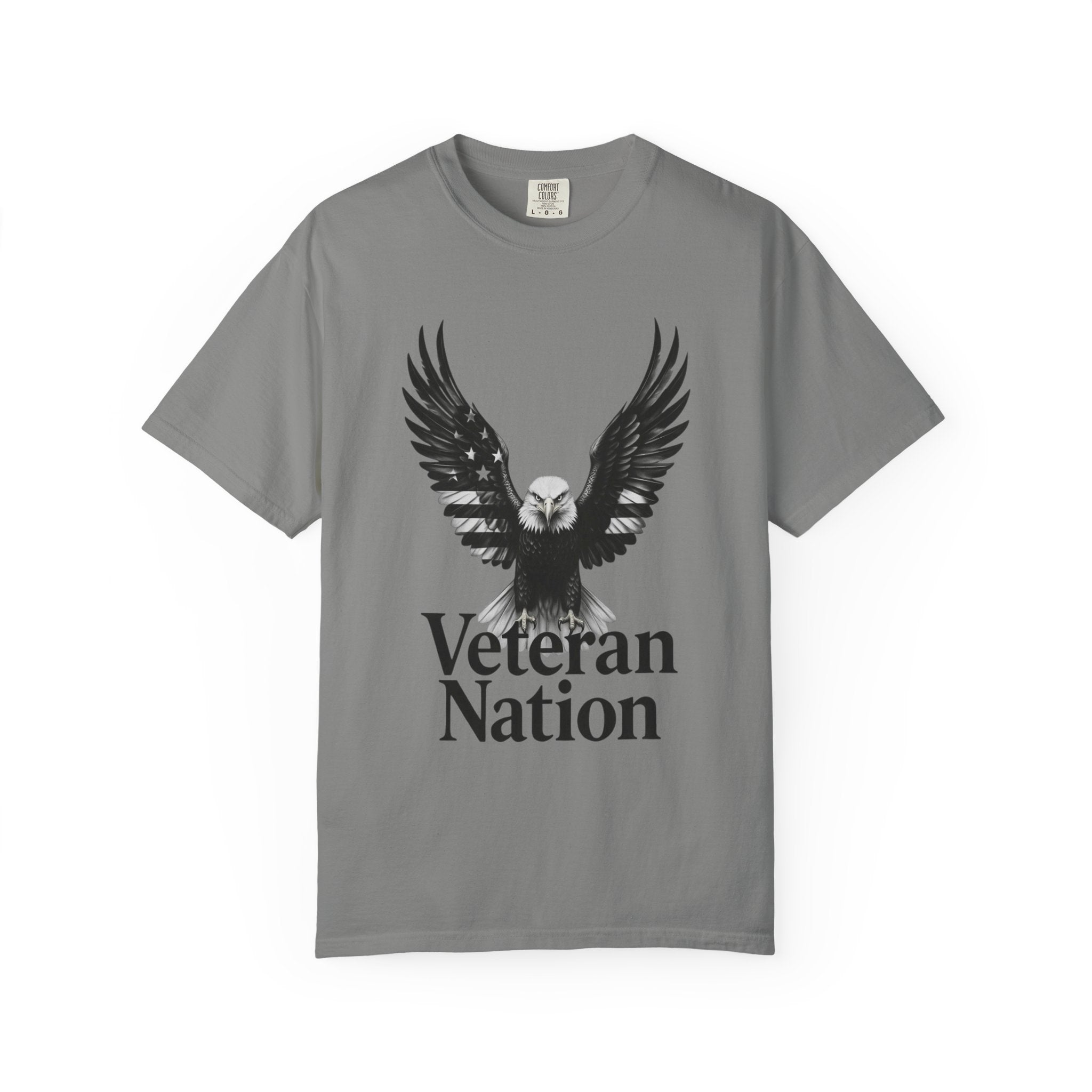 "Veteran Nation" Unisex Garment-Dyed T-shirt