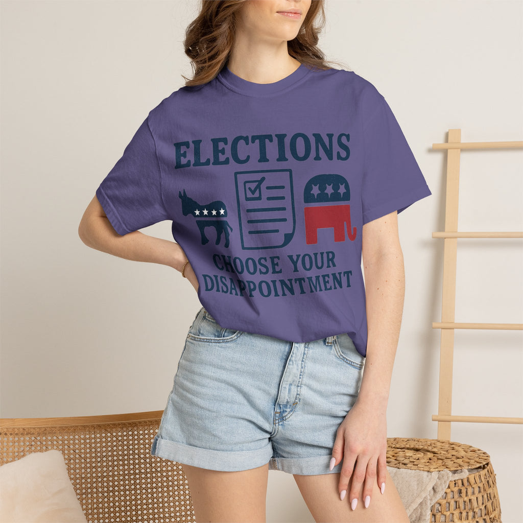 "Voting for the Best" Unisex Garment-Dyed T-shirt