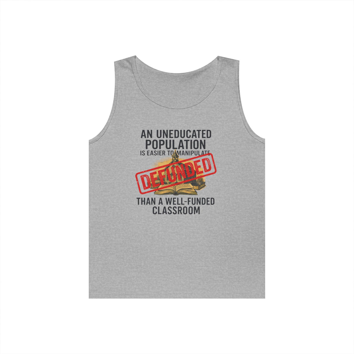 Color: Sport Grey | Protest Series - Fund Public Schools Tank Top