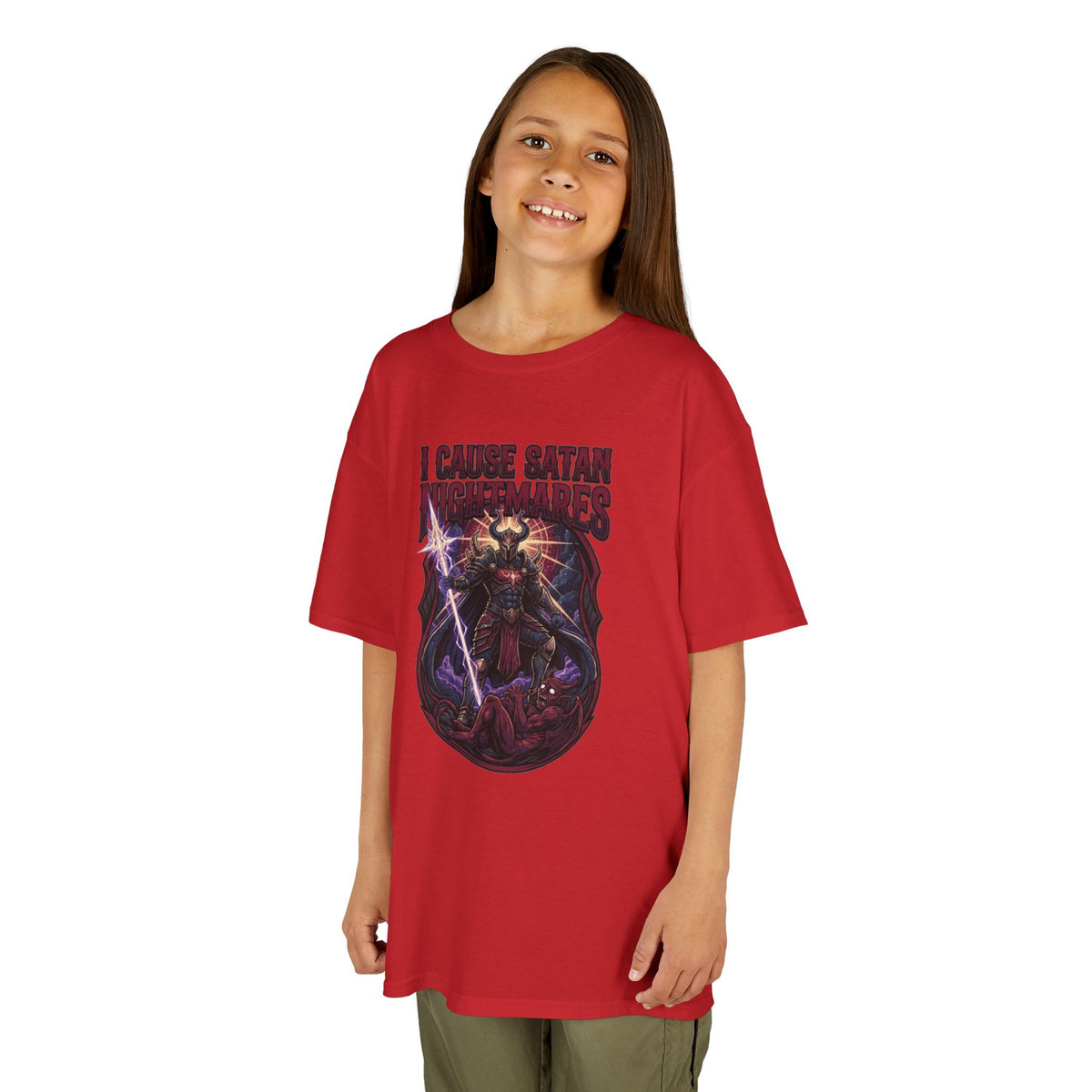 "I Cause Satan Nightmares" Kids Tee