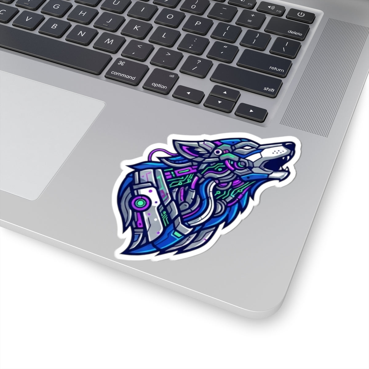"Cyber Wolf" Sticker — Main