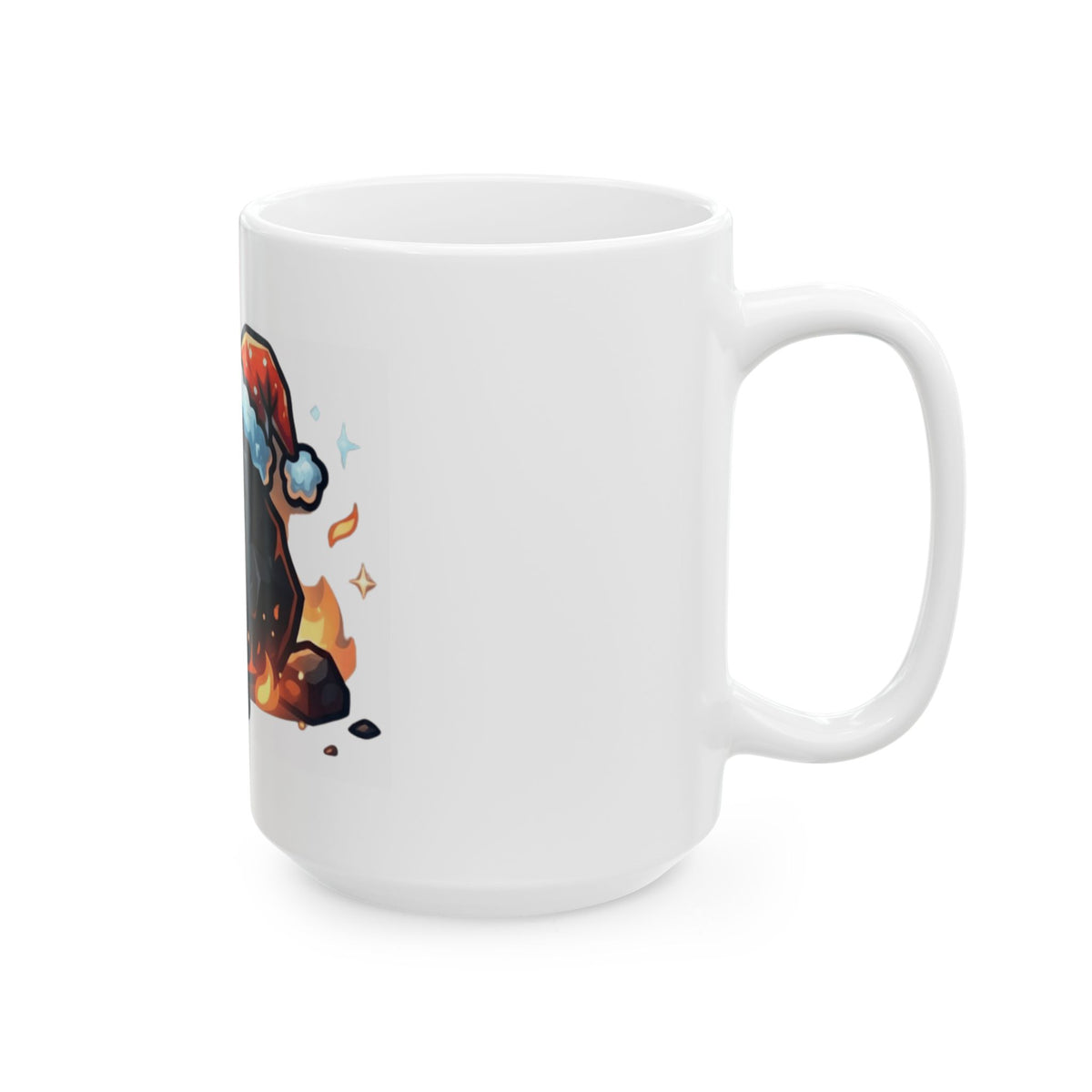 "Nice List Nominee" White Ceramic Mug — Graphic