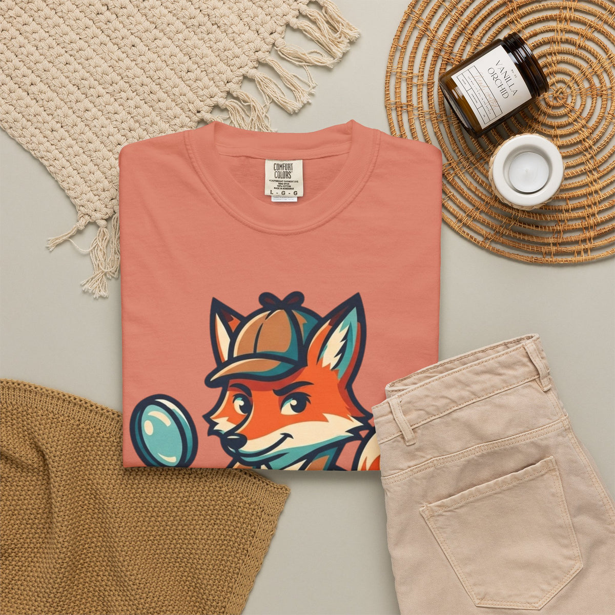 Fox Credible Unisex Garment-Dyed Tee