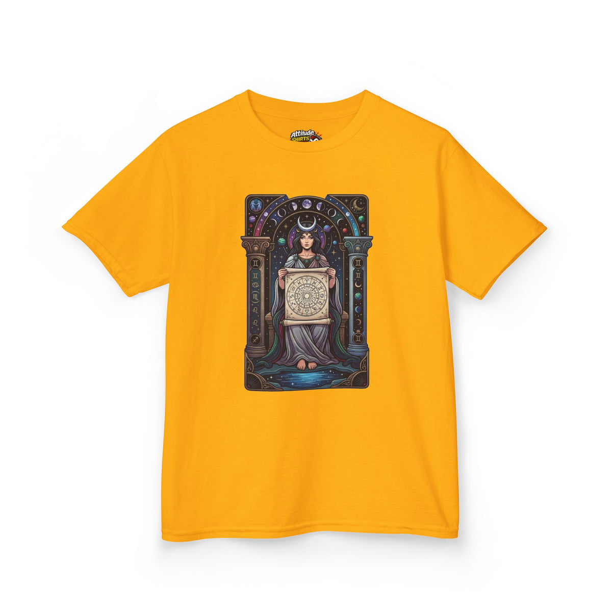 "The Cosmic Tarot (High Priestess)" Kids Tee