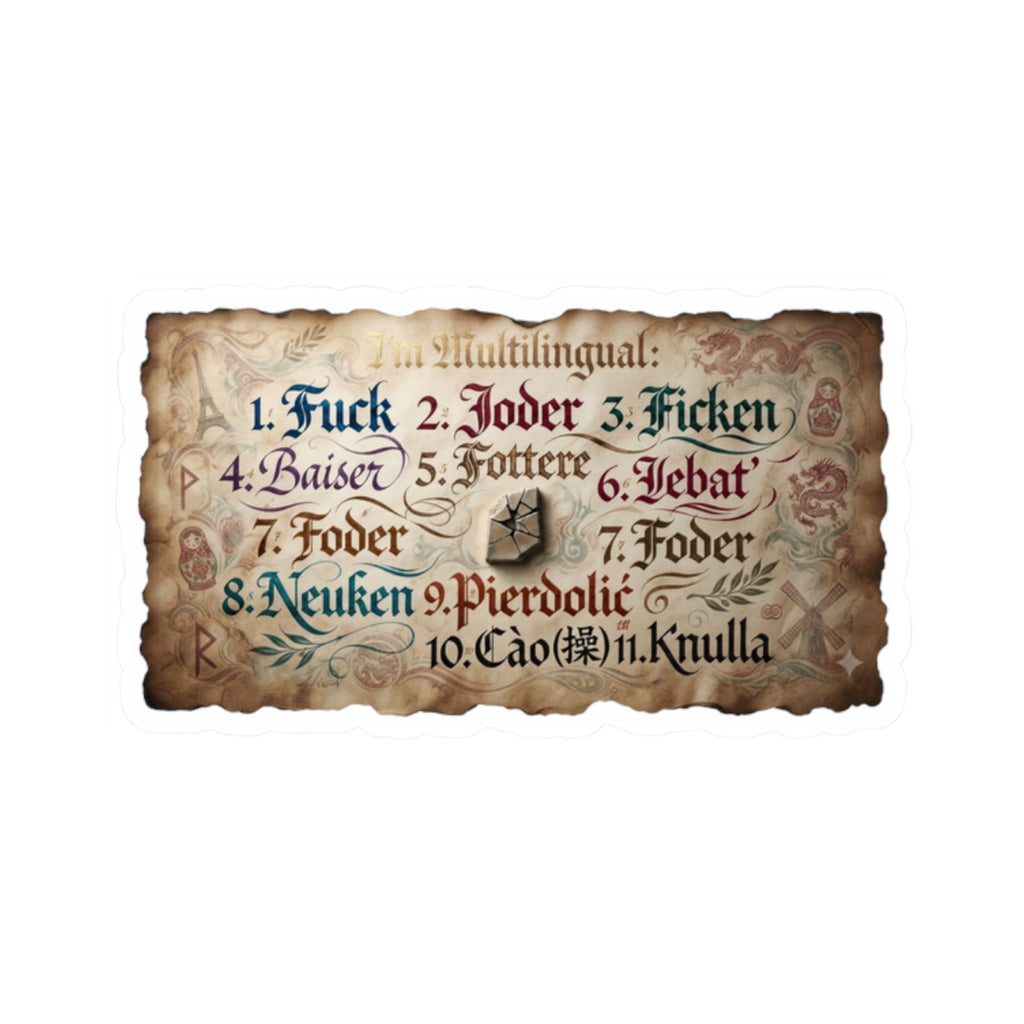 "Multilingual" Sticker — Main