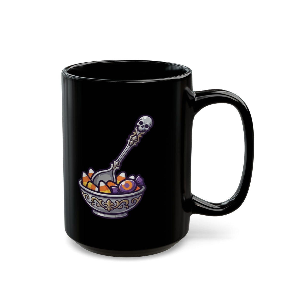 "This Is My Body" Black Ceramic Mug — Graphic