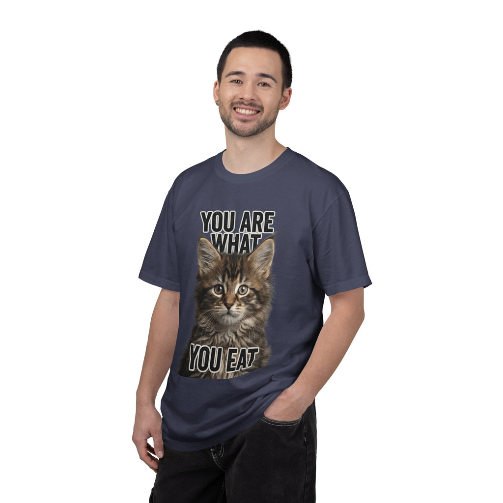 "You Are What You Eat - Cat 4" Unisex Garment-Dyed T-shirt