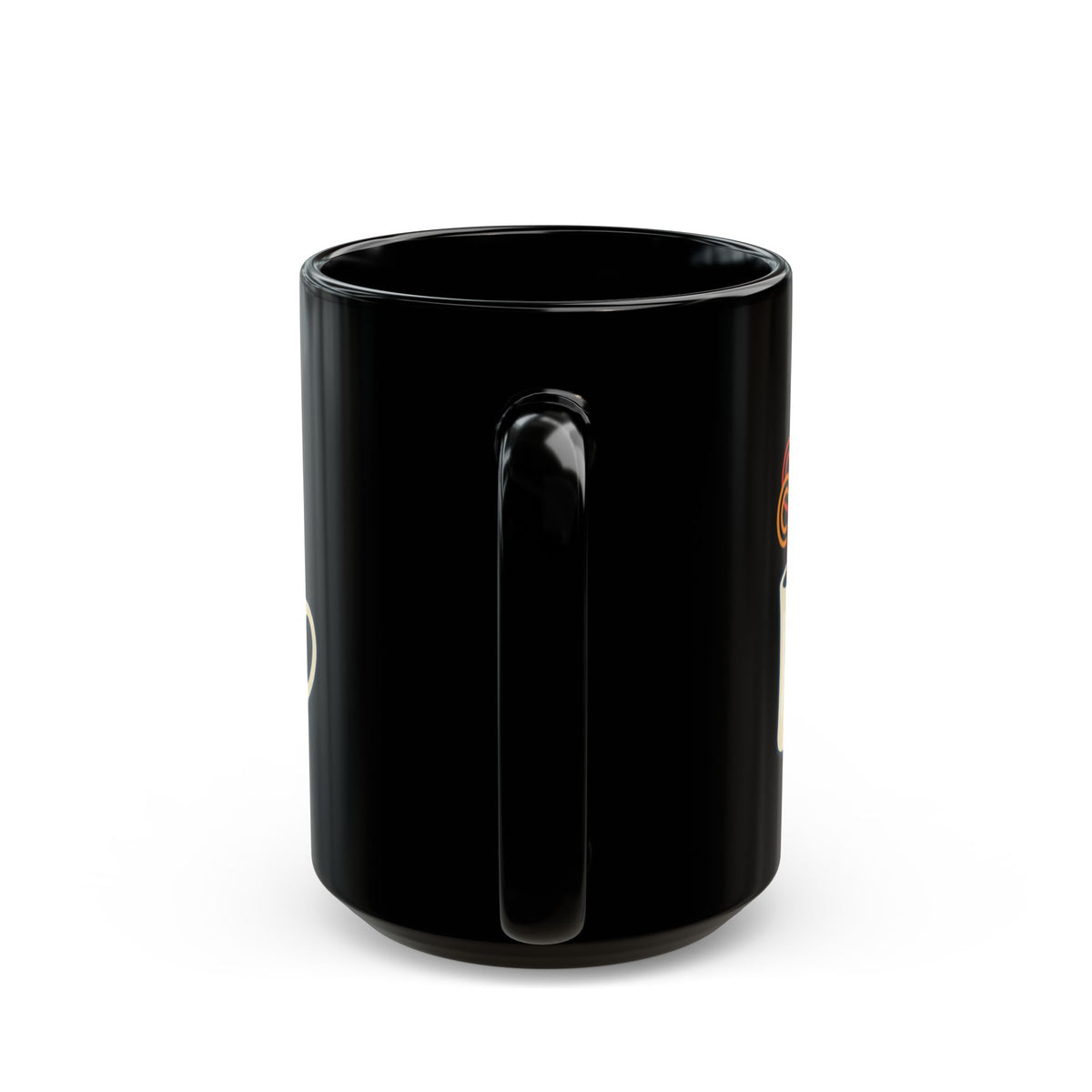 "Strong Loud Extra Steamy" Black Ceramic Mug — Graphic