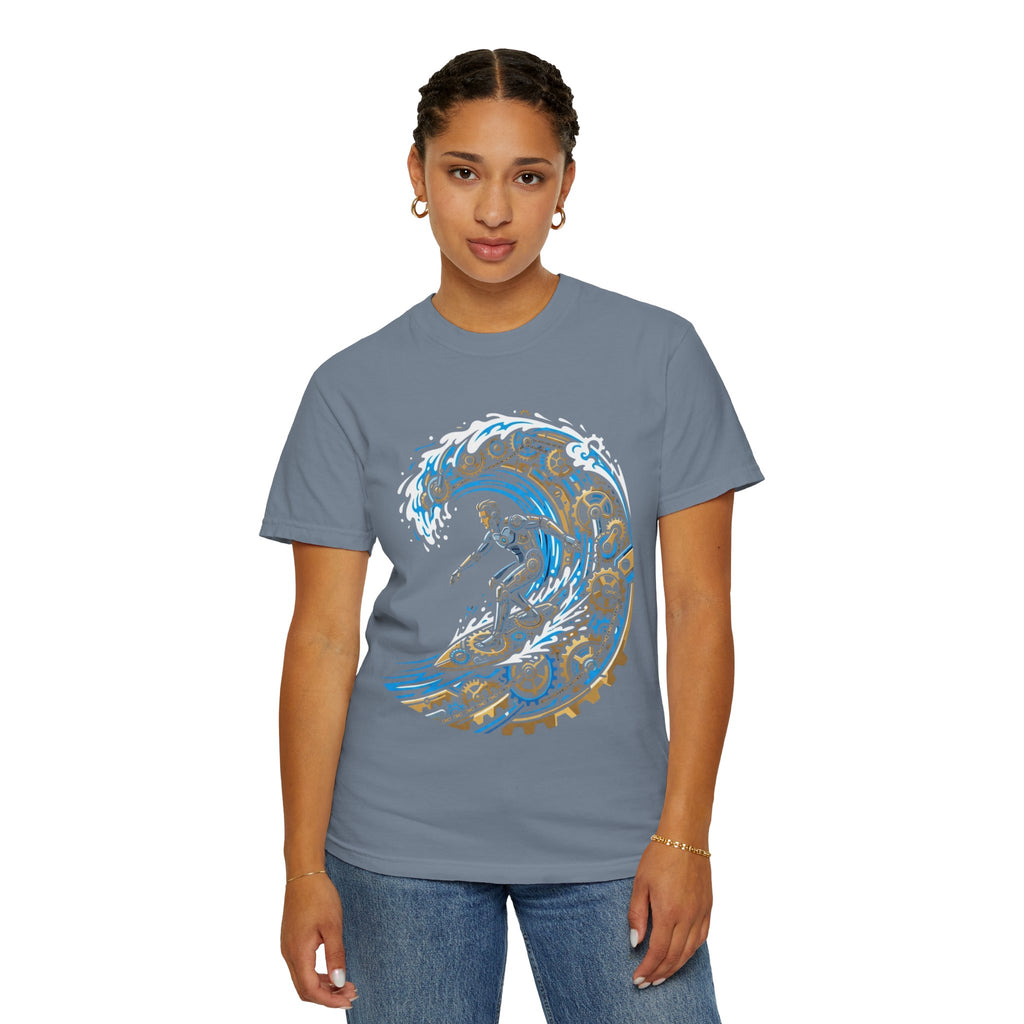 "Time Surfer" Unisex Garment-Dyed Tee