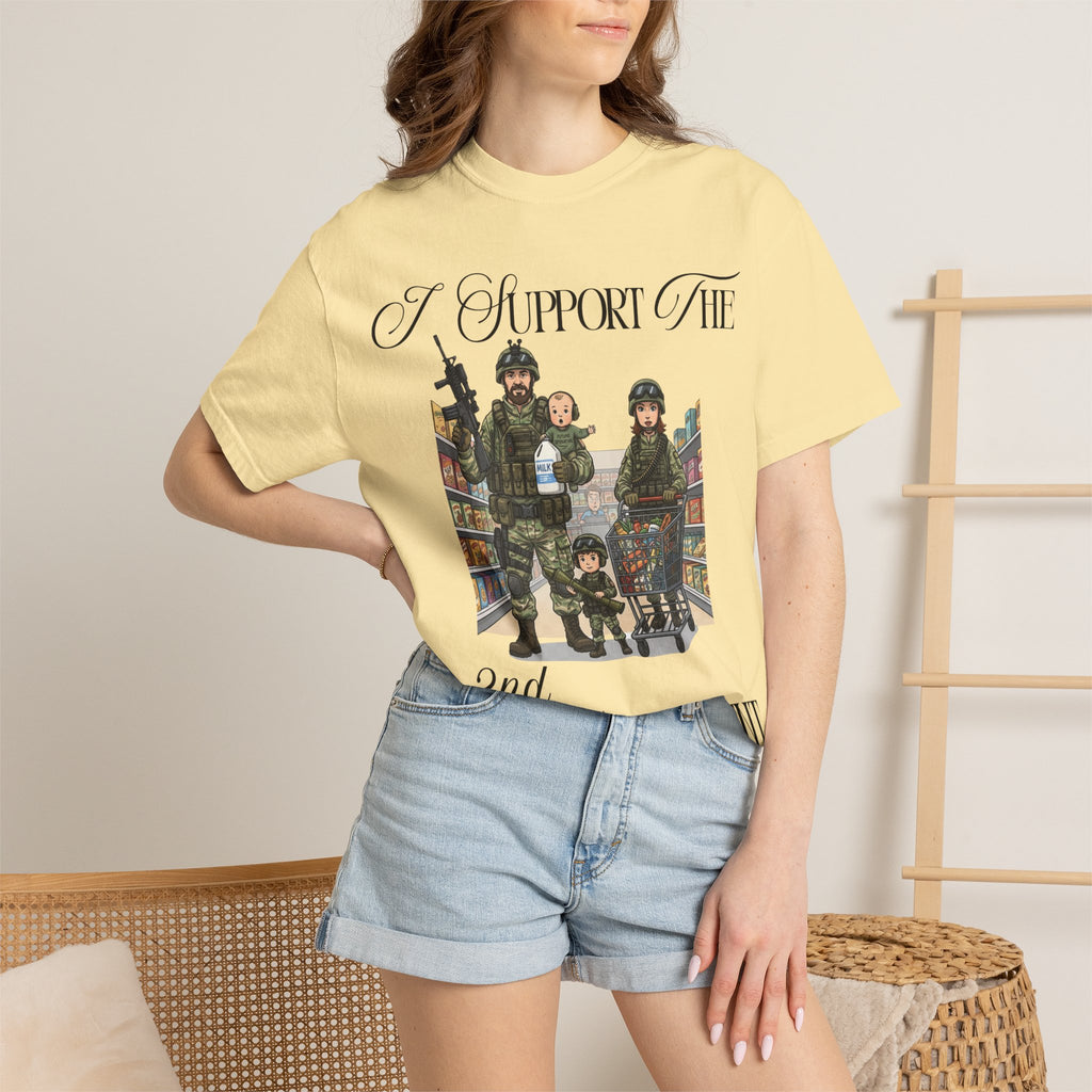 "actical Grocery Run" Unisex Garment-Dyed T-shirt