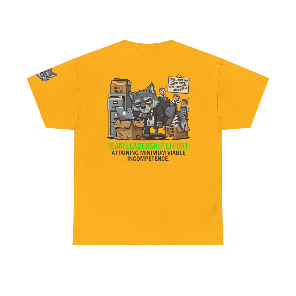Color: Gold | Team Leadership Effort Premium Graphic Tee