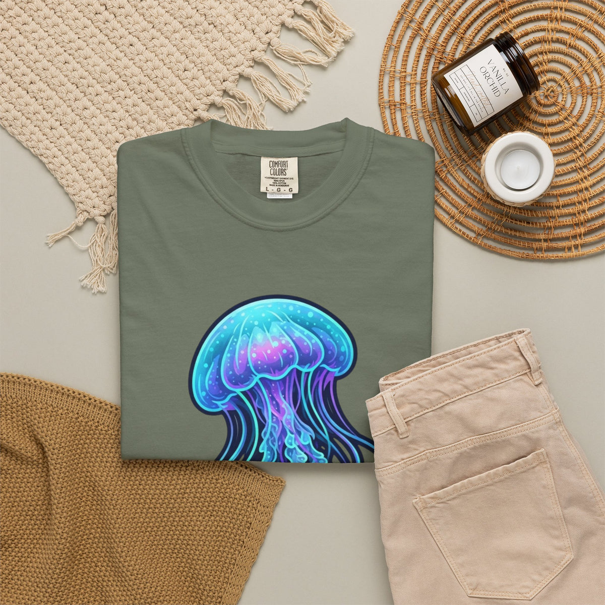 "Jelly Credible" Unisex Garment-Dyed Tee