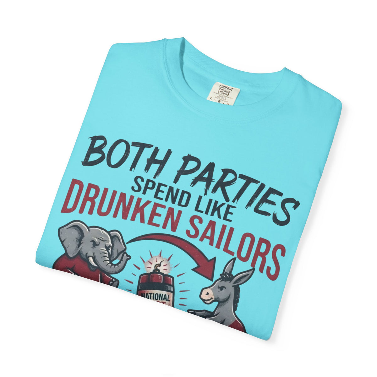 Protest Series - Audit The Spending Unisex Garment-Dyed Tee