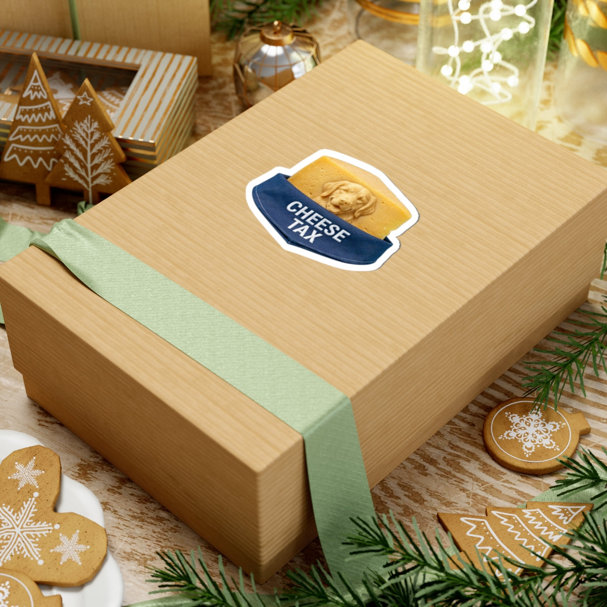 "Cheese Tax" Sticker