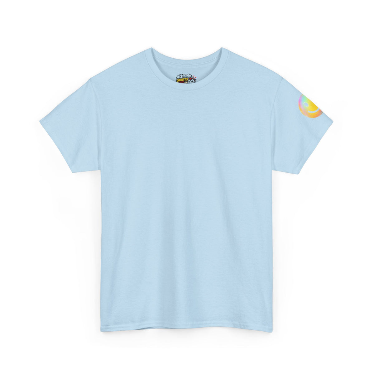 Color: Light Blue | Stay Positive Premium Graphic Tee
