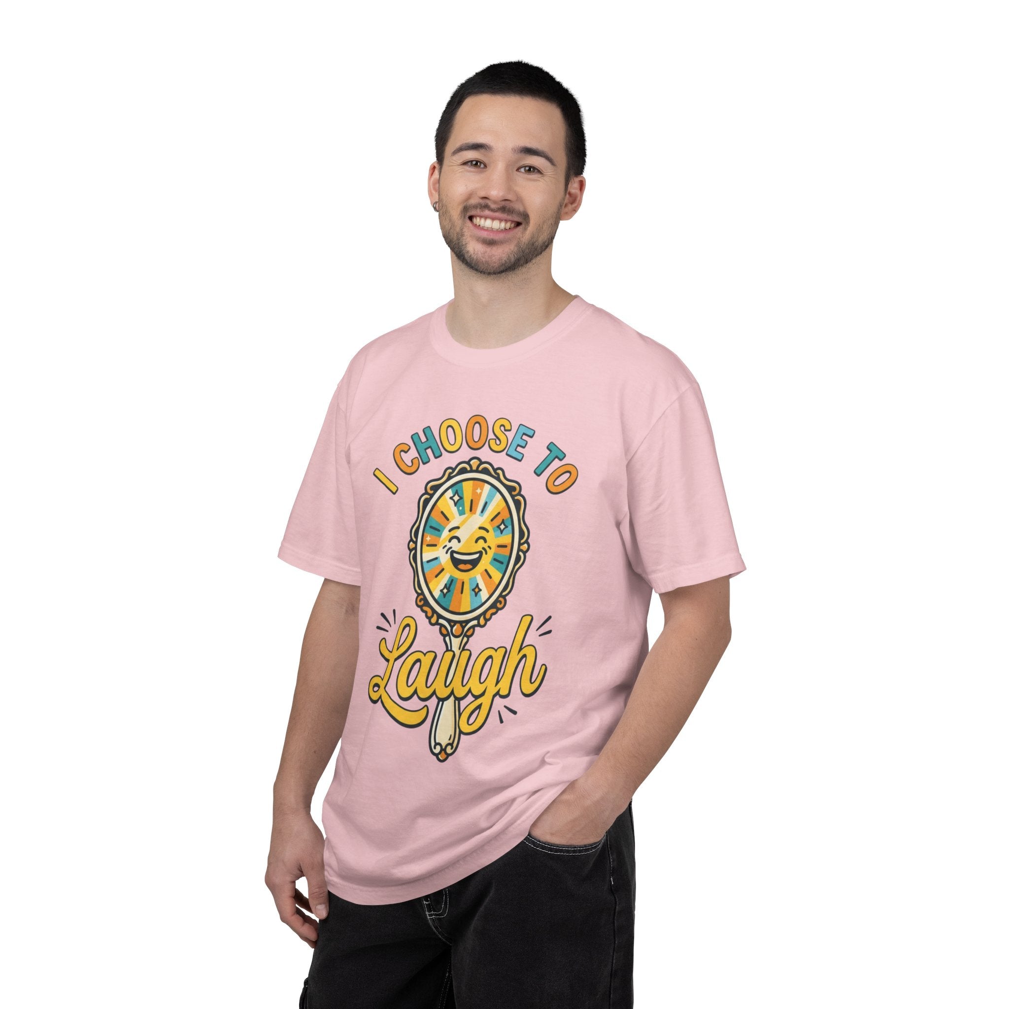 "I Choose to Laugh" Unisex Garment-Dyed Tee