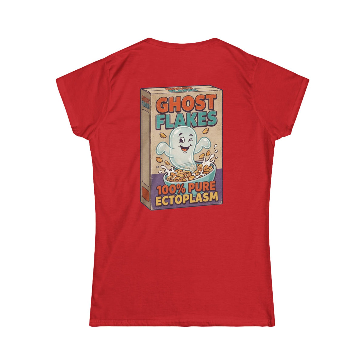 Color: Red | Ghost Flakes Women's Tee