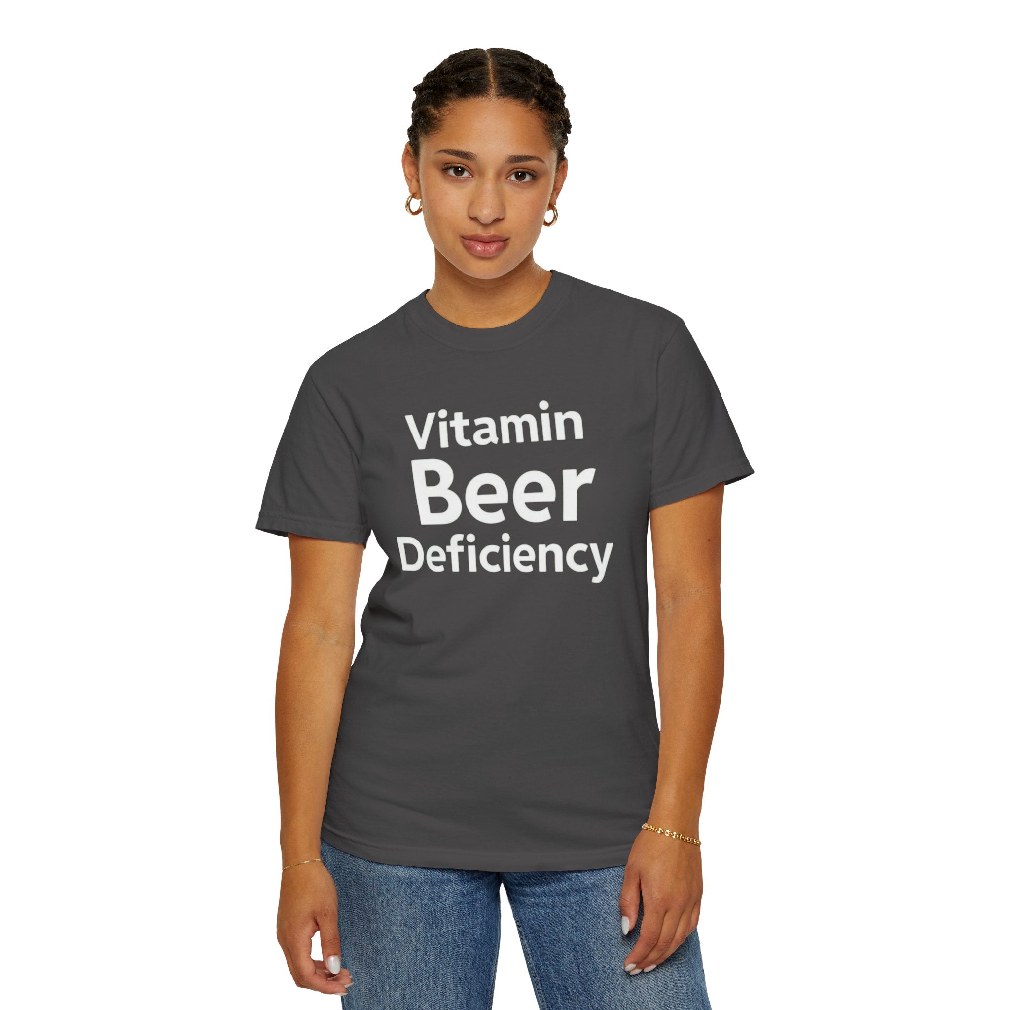 "Vitamin Beer" Unisex Garment-Dyed T-shirt