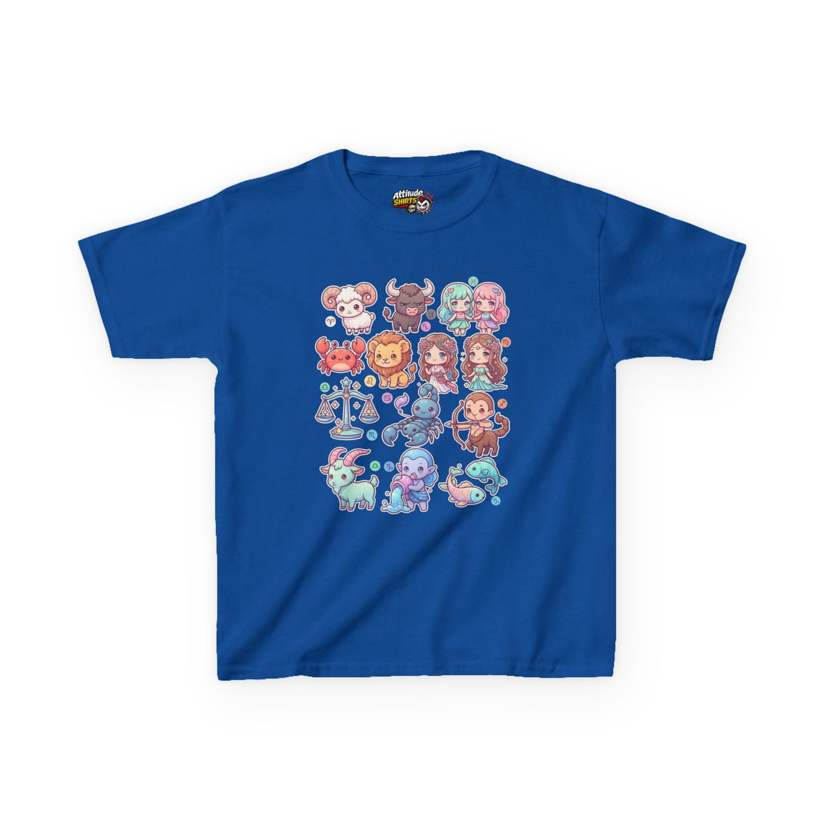 "Cute Chibi Zodiac" Kids Tee