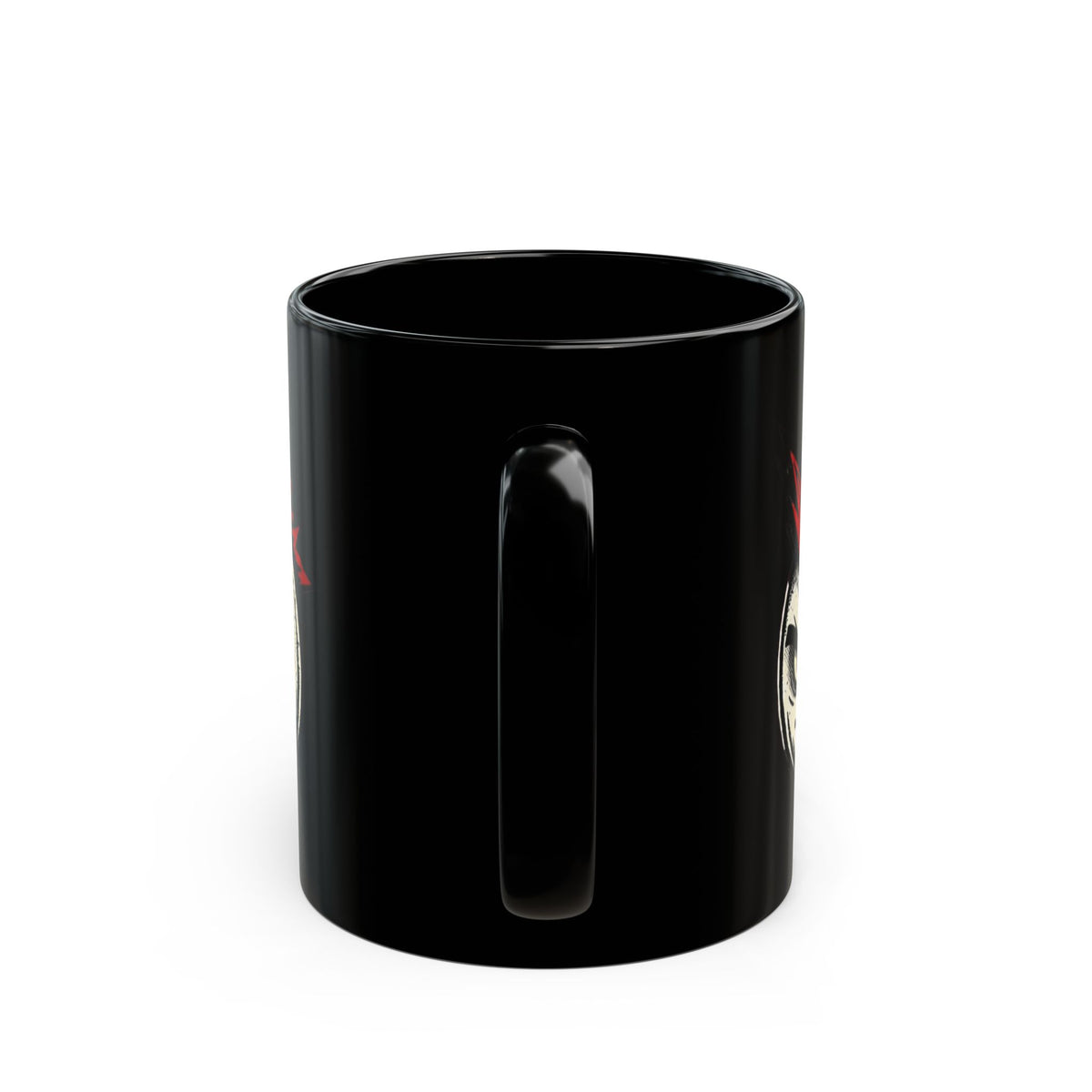 "Hazard" Black Ceramic Mug