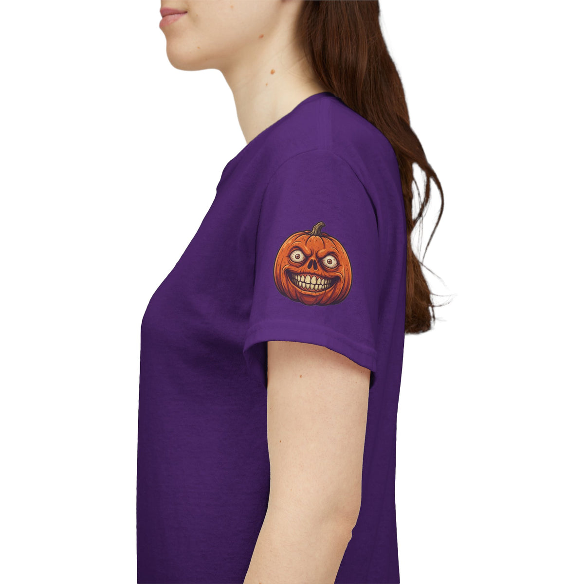 Color: Purple | The Hills Have Pumpkins Premium Graphic Tee