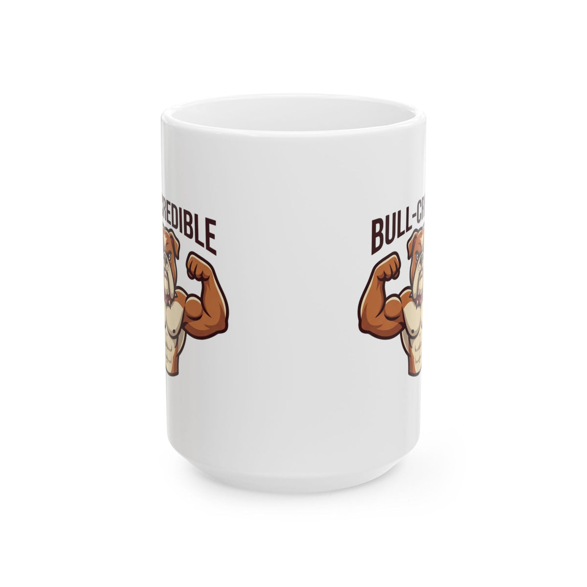 "Bull Credible" White Ceramic Mug