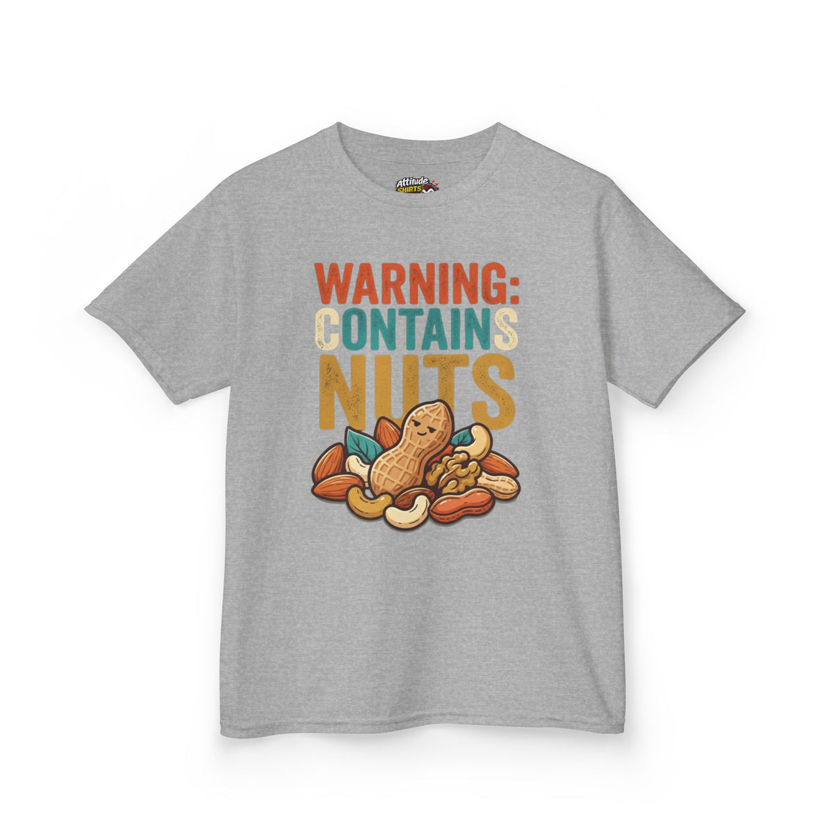 "Warning Contains Nuts" Kids Tee