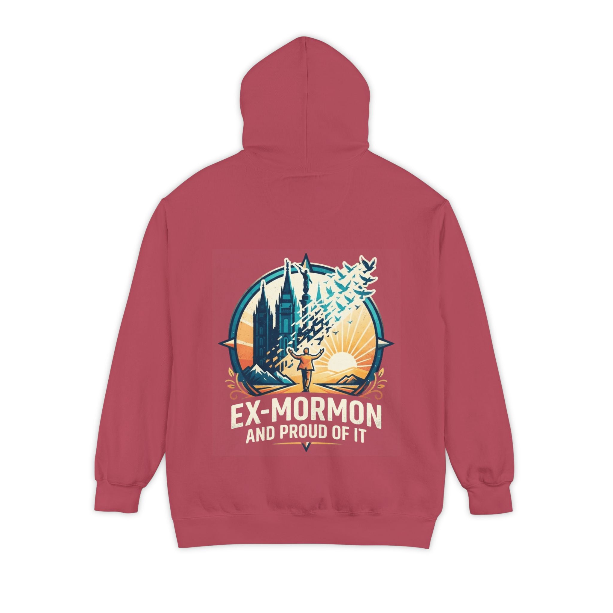 "Ex Mormon" Garment-Dyed Hoodie