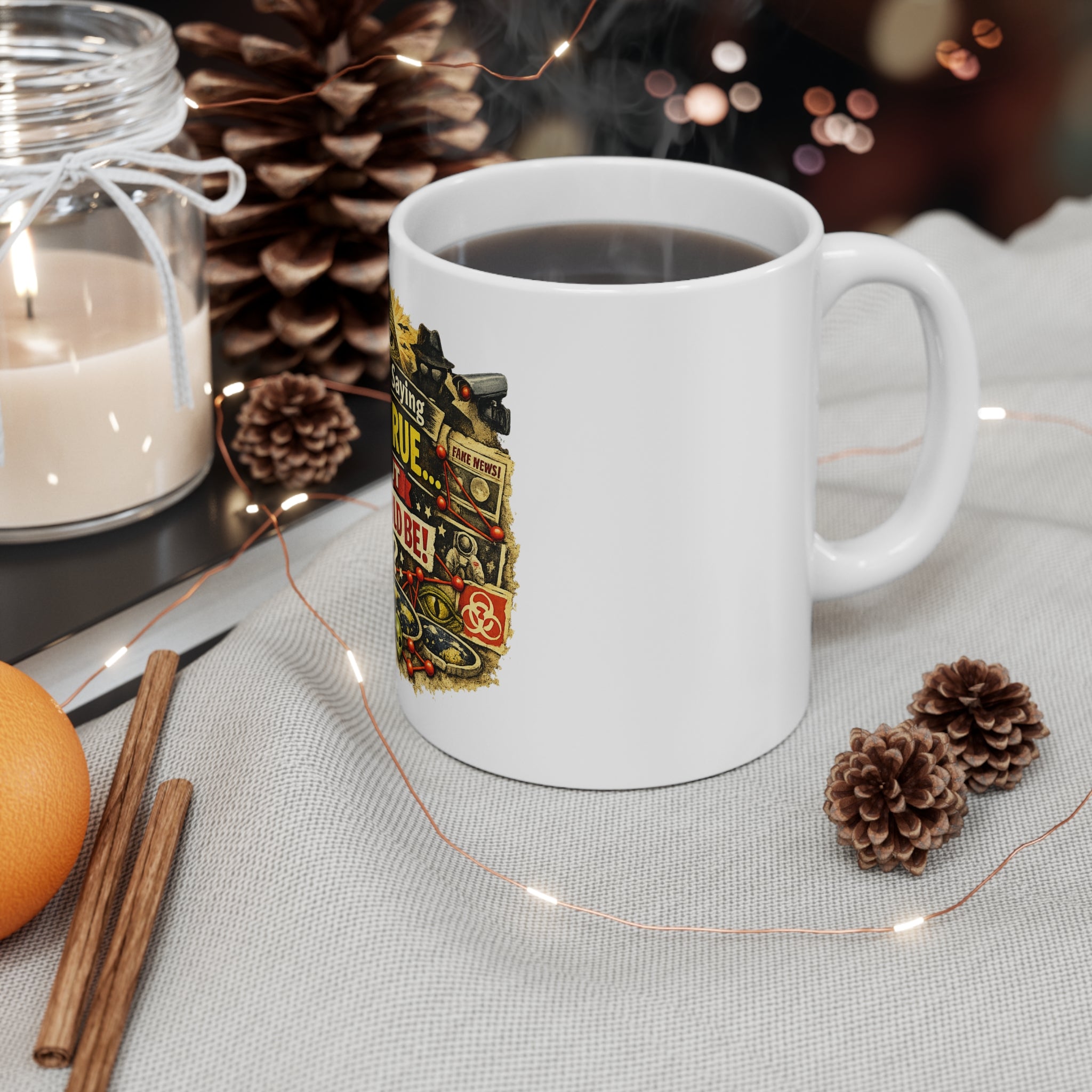 Just Sayin' Plausible Deniability Tee | 11oz Mug