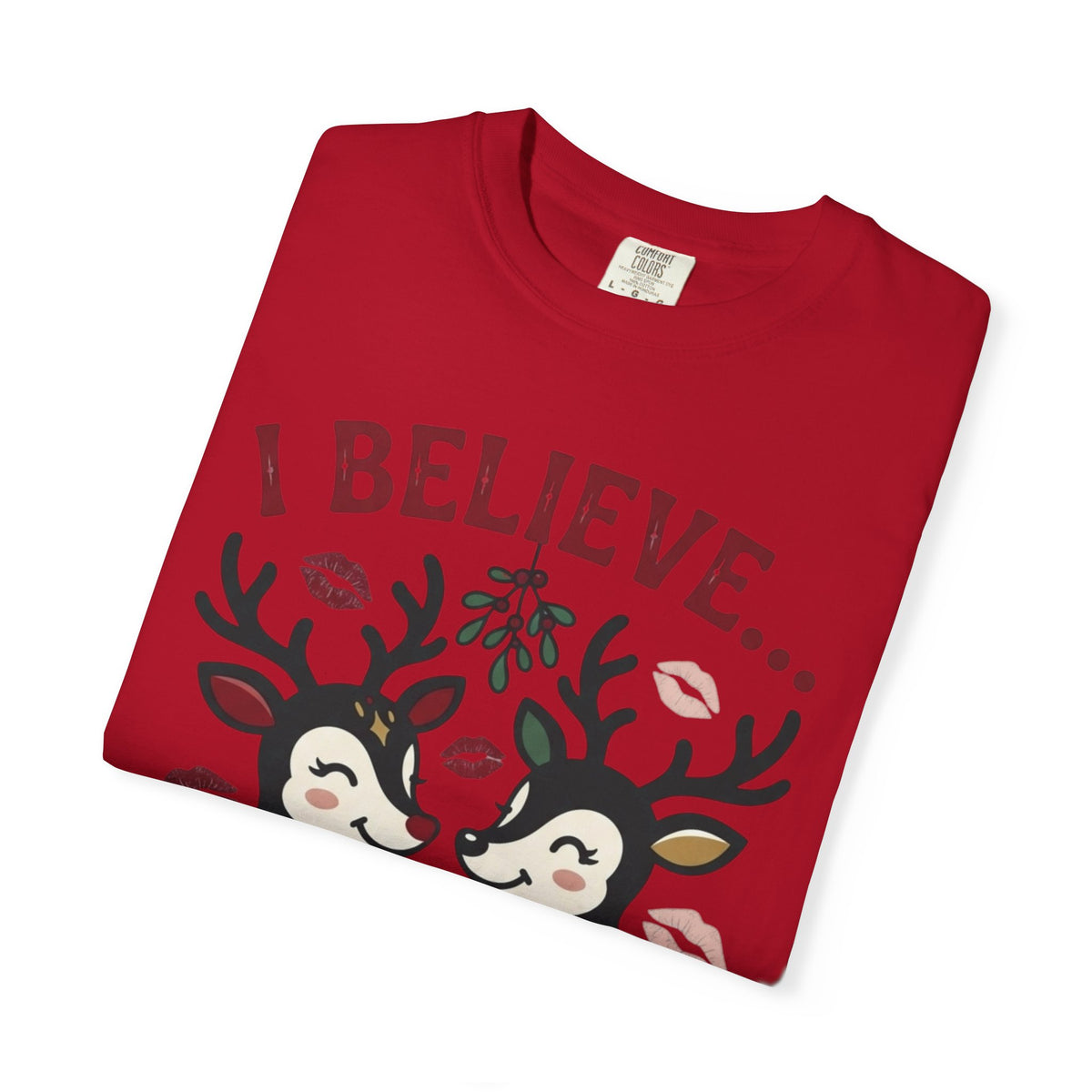 "Bad Decisions Under the Mistletoe" Unisex Garment-Dyed Tee